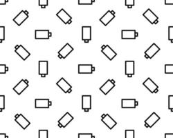 Linear battery. Seamless pattern. For the design of gift paper. vector