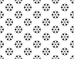 patrón abstracto de geometrías sin fisuras. blanco en color negro. para papel tapiz relleno de página de diseño. ilustración vectorial vector