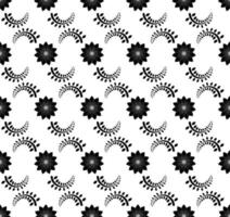 seamless pattern black floral design. white  background. design wallpaper, backdrop, cover, paper and ready to print on fabric. vector illustration