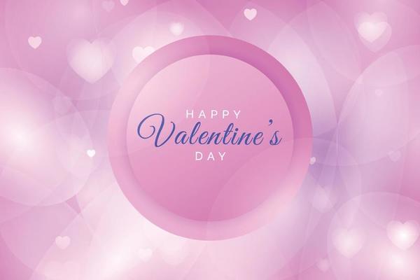 Blurry Valentine Day Background