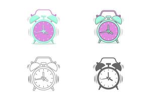 alarm clock vector illustration, alarm icon