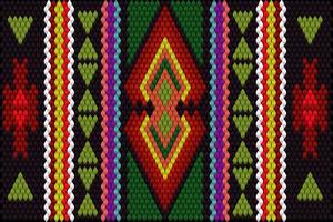 Seamless ethnic ornament for fabrics, interiors, ceramics and furniture in the style of Latin America. vector