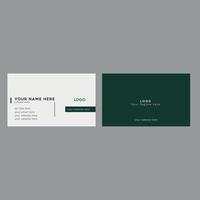Professional business card design templatee vector