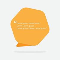 Quote box frame. Quote box icon. Texting quote boxes. Simple Text Box. Elegant Text Box. vector