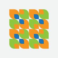 Abstract geometric vector pattern in Scandinavian style. Agriculture symbol. Harvest of garden. Background illustration graphic design
