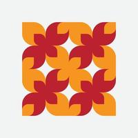 Abstract geometric vector pattern in Scandinavian style. Agriculture symbol. Harvest of garden. Background illustration graphic design