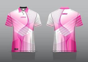 polo shirt uniform design for outdoor sports vector