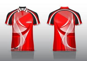 polo shirt uniform design for outdoor sports vector