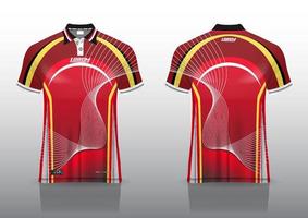 polo shirt uniform design for outdoor sports vector