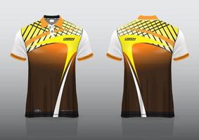 polo shirt uniform design for outdoor sports vector