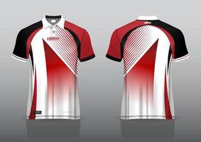 polo shirt uniform design for outdoor sports vector
