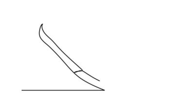 Continuous single line drawing of casual shoes. video