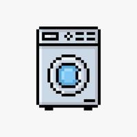 Washing machine pixel art vector