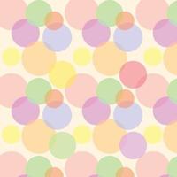 Pattern Bubbles pastel color background wallpaper vector