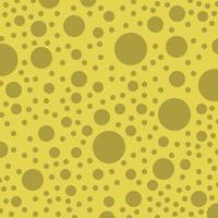 abstract cute cheese polka dots pattern retro stylish vintage yellow background concept for fashion printing vector