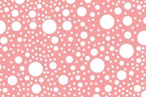 abstract pretty cute polka dots pattern retro stylish vintage pink wide background concept for fashion printing vector