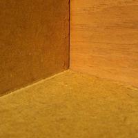 Wooden box interior photo