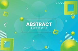 Abstract gradient background with blue and green colors vector