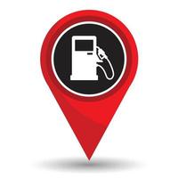 Pointer gas station vector