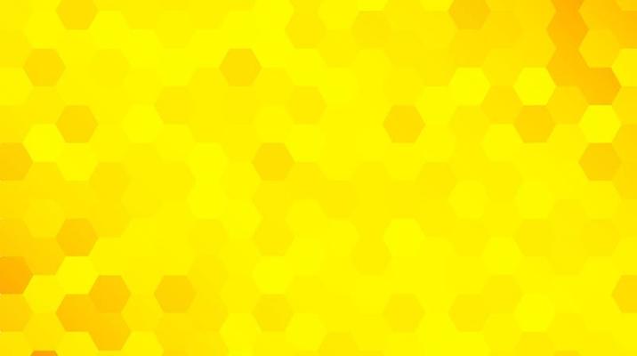Yellow Honeycomb abstract background, hexagons abstract background