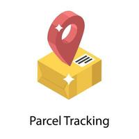 Parcel Tracking Concepts vector