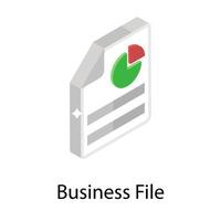 Business File Concepts vector