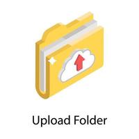 Upload Folder Concepts vector