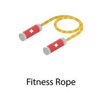 Fitness Rope Concepts vector