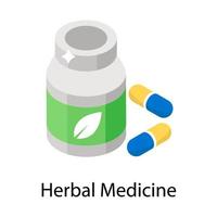 Herbal Medicine Concepts vector