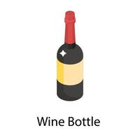 Wine Bottle Concepts vector