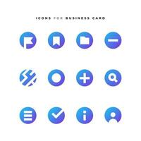 Travel Icons Set For UI Design vector