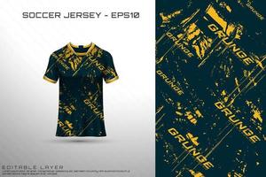 Sports jersey and t-shirt template sports jersey design vector mockup.