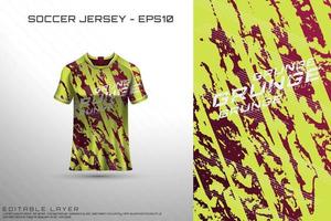 Sports jersey and t-shirt template sports jersey design vector mockup.