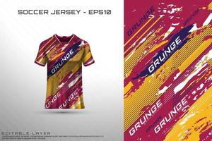 Sports jersey and t-shirt template sports jersey design vector mockup.