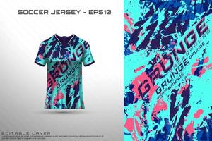 Sports jersey and t-shirt template sports jersey design vector mockup.