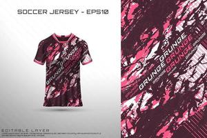 Sports jersey and t-shirt template sports jersey design vector mockup.