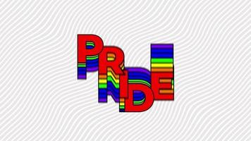 Happy Pride Month Motion Graphics video