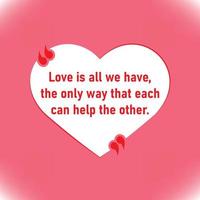 valentine day love and romantic quotes design part sixteen vector