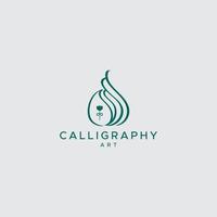 logotipo abstracto elegante minimalista y profesional vector