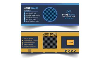 Email signature template or email footer and personal social media cover design . Email signature design and professional facebook banner template. vector