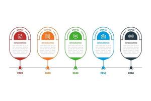 Business infographic, Timeline, Step process, Vector business template for presentations, Vector illustration, Chart, Marketing Strategy.