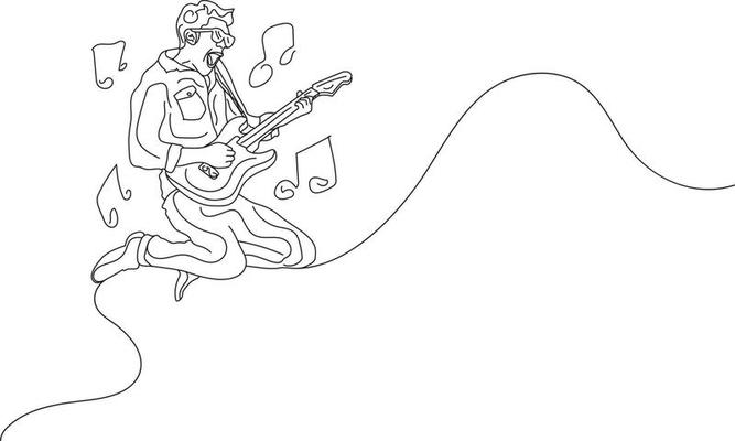 single-line-art-doodle-art-