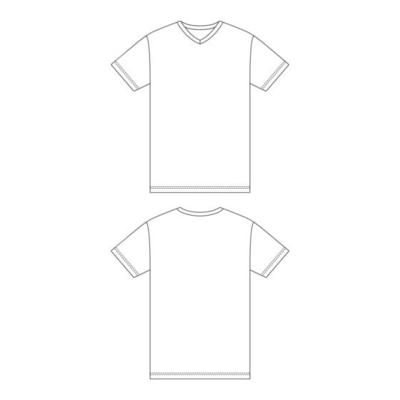V Neck T Shirt Vector Art, Icons, and Graphics for Free Download