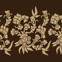 Pattern batik salem in Indonesian java, vector illustration