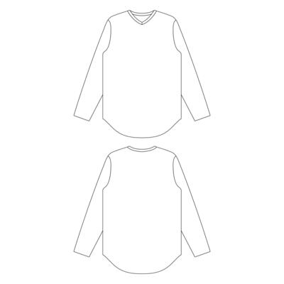 Long Sleeve T Shirt Template Vector Art, Icons, and Graphics for Free ...