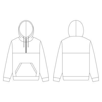 Zip Hoodie Vector Art, Icons, and Graphics for Free Download