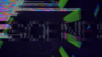 VHS Analog Abstract Digital Animation video