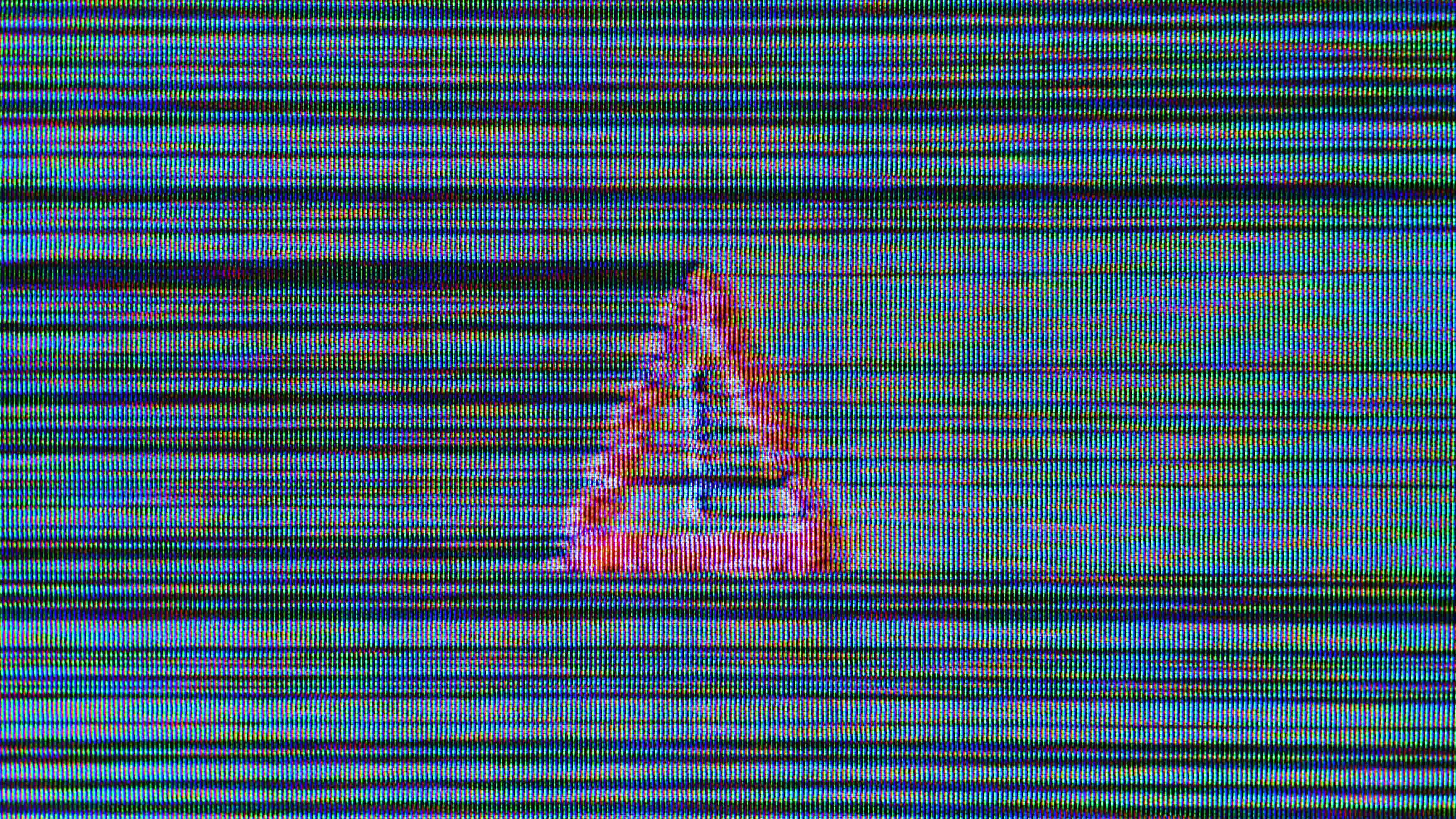 VHS videotape noise damage with VCR defects and 4K static overlays ...