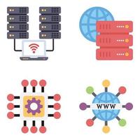 Technology Flat icons vector