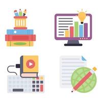 Online Learning Flat Icons